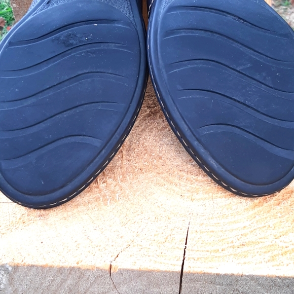 LADIES CLARKS Genuine Leather Flats shoes Brown color Size 8 - Picture 9 of 11